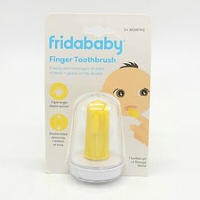 FridaBaby - Finger Toothbrush for 3 Months - 1 Toothbrush  1 Storage Stand
