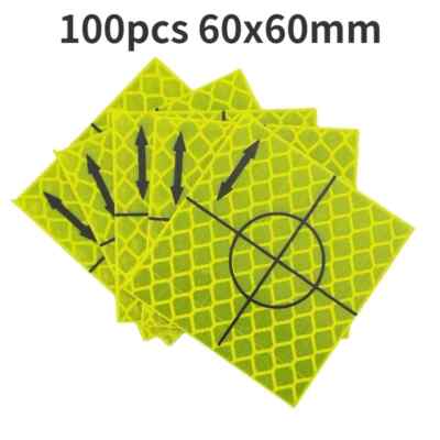 100pcs Reflector Sheet Reflective Tape Target for Surveying Total Station