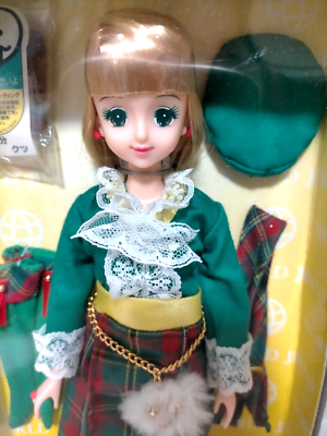 Takara Jenny Doll, WORLD JENNY SCOTLAND Vintage Fashion Doll
