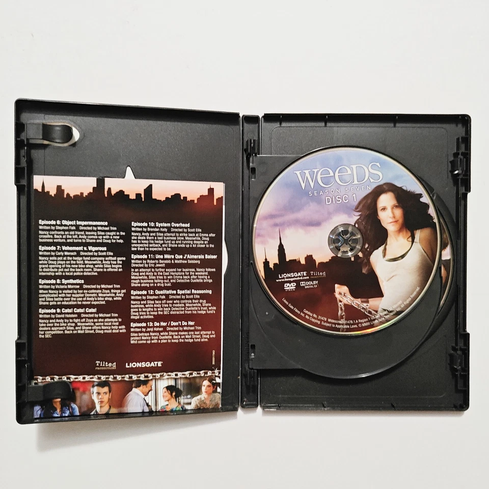 Weeds: Complete Seventh Season 7 [2011] (DVD, Widescreen) w/Slipcover EXCELLENT - Image 2 of 4