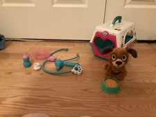Disney Doc McStuffins Pet Vet On The Go Pet Carrier With Dog Findo 6 Pieces