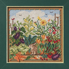 MILL HILL Buttons Beads Kit Counted Cross Stitch BUNNY GARDEN MH14-2513