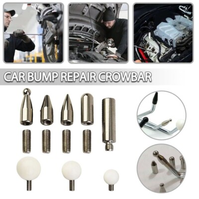 8 X/Set Car Body Dent Removal Rod Tips Hook Tips Tool Auto Repair Hook Heads