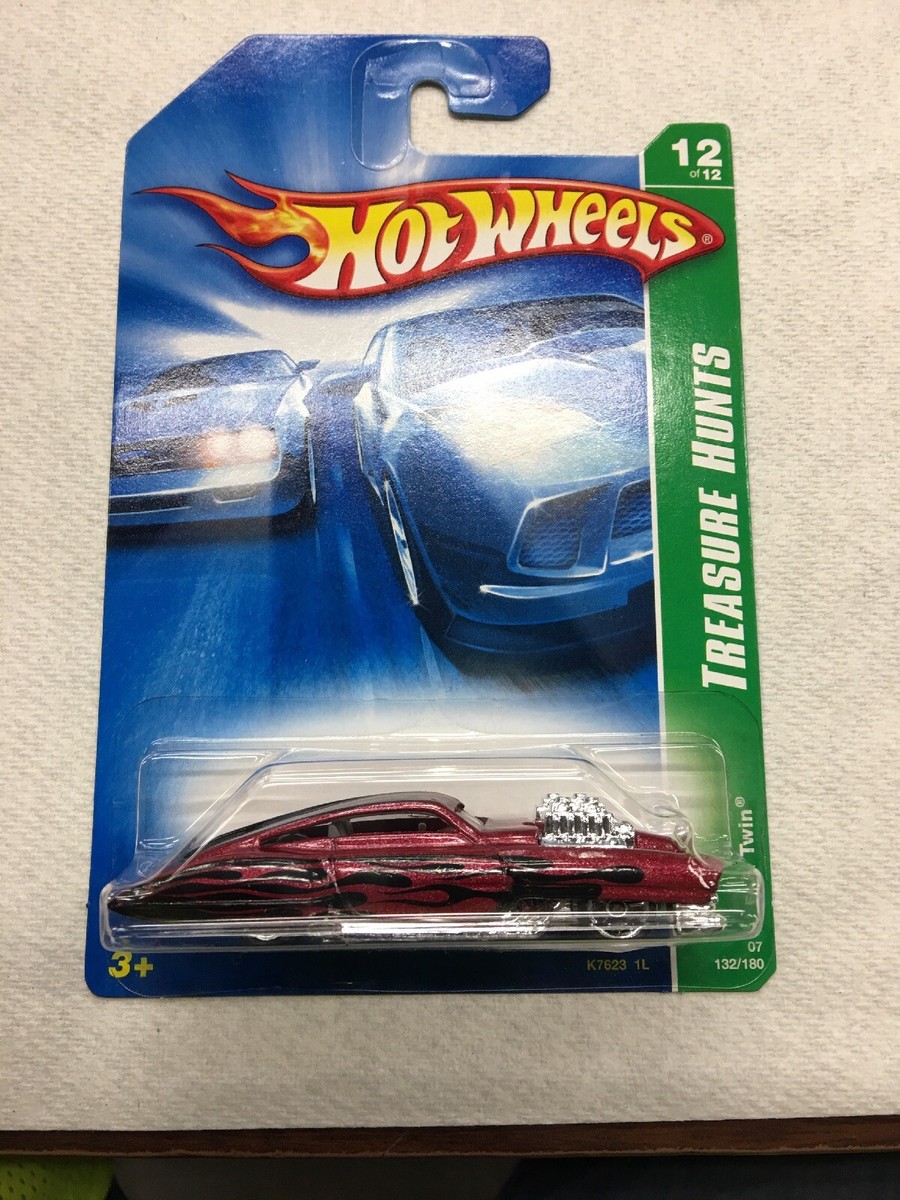 2007 Hot Wheels Treasure Hunt #132 Red Evil Twin | eBay
