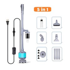 hygger Fish Tank Electric Gravel Vacuum Cleaner 5 In 1 Aquarium Gravel Cleaner