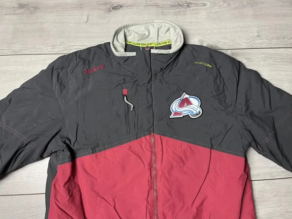 Chaqueta de hockey Reebok Colorado avalancha talla mediana Foto 3 de 4