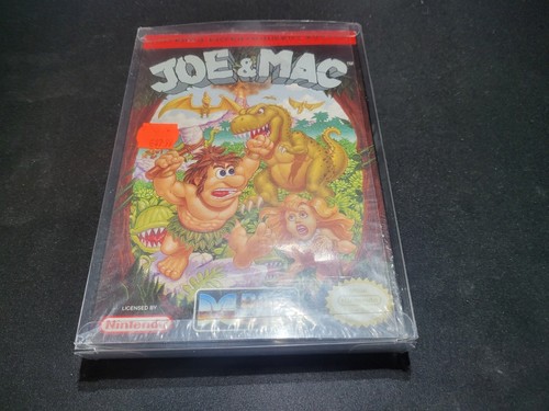 Joe & Mac Auténtico Nintendo NES NES Estado Nuevo COMPLETO n caja con protector! - Imagen 10 de 10
