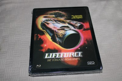 Lifeforce - Steelbook - Futurepak (Blu Ray) (Steve Railsback) NEU