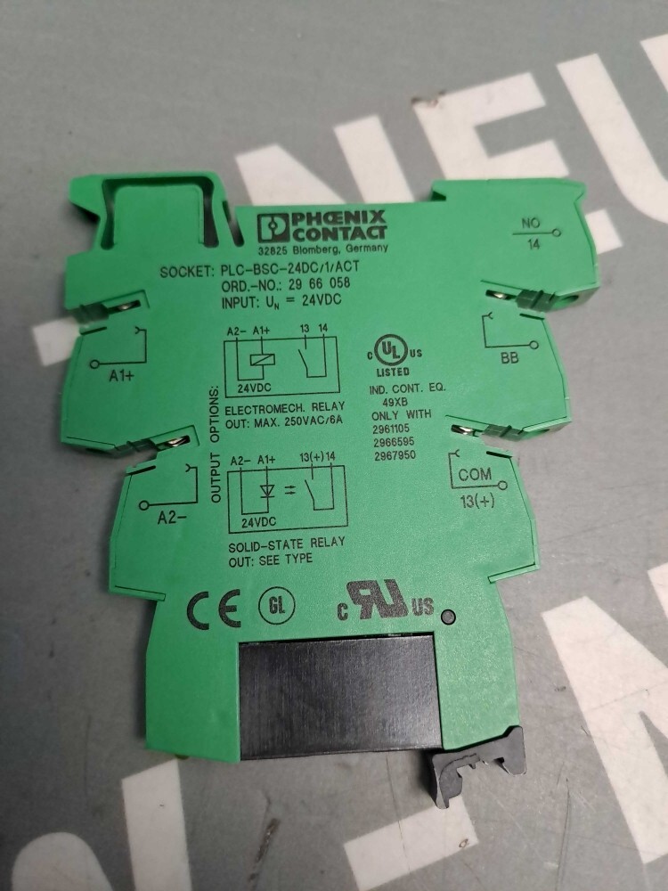 Module Phoenix Contact 2966676 évite l'usure des relais de commande 24V DC