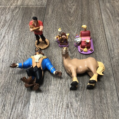 5 x Disney Die Schöne und das Biest Mini Figuren Konvolut 