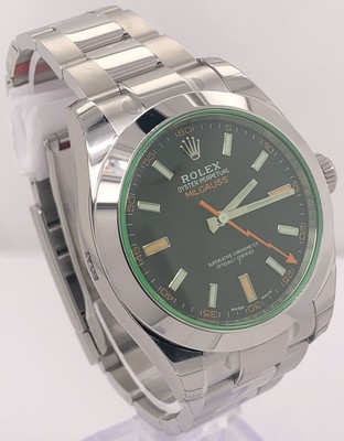 New 2022 Rolex Milgauss Green 