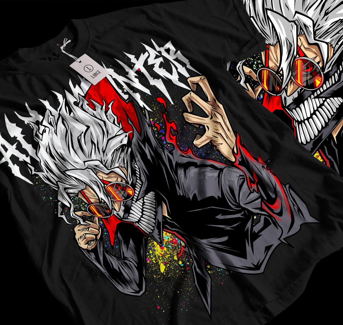 Dandadan Okarun T-shirt Okarun Momo Ayase Gift black Anime