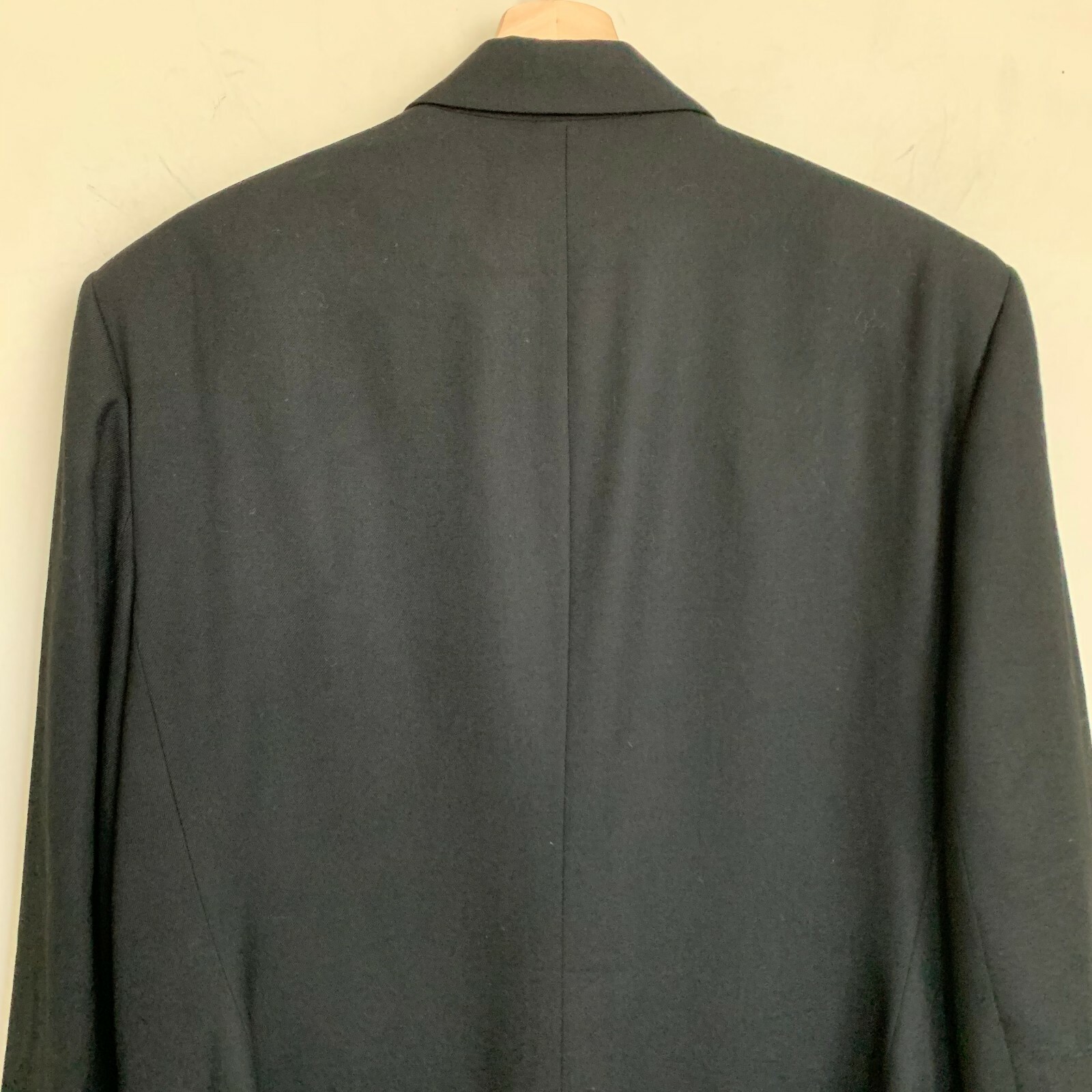 Talbots Jacket Black Wool Collared Buttons Pocket… - image 5