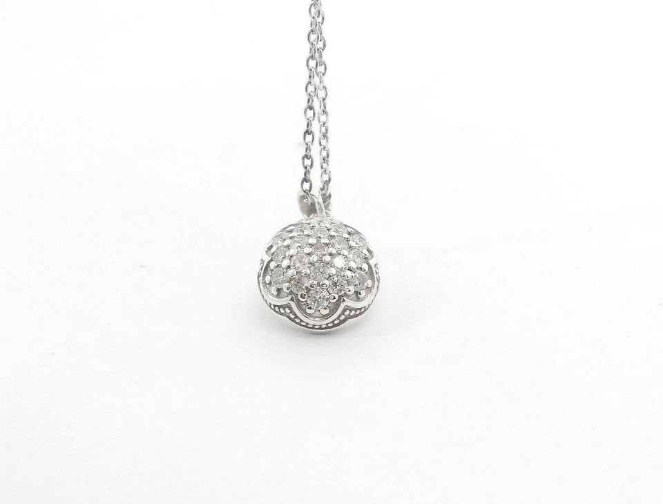 Ожерелье с подвеской из серебра и бриллиантов Tacori - Изображение 2 из 4