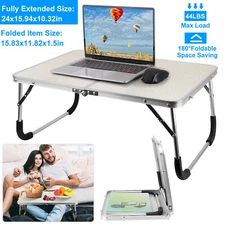 Foldable Laptop Table Notebook Computer Lazy Lap Tray for Bed Floor Desk Stand