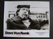 Glossy Press Photo 1987 Dave Van Ronk American Folk Singer Mayor of MacDougal St
