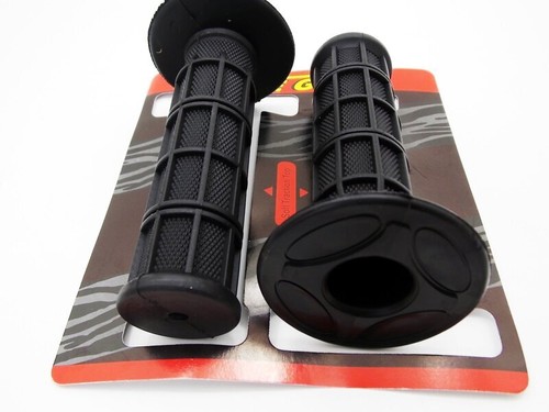 HONDA CRF125 JBS BLACK HAND GRIP SET LEFT RIGHT PAIR HANDLEBAR GRIPS - Foto 2 di 4