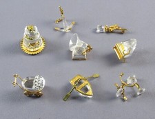 Swarovski Gold Plated Crystal Collectible Figurines Vintage Gift Idea