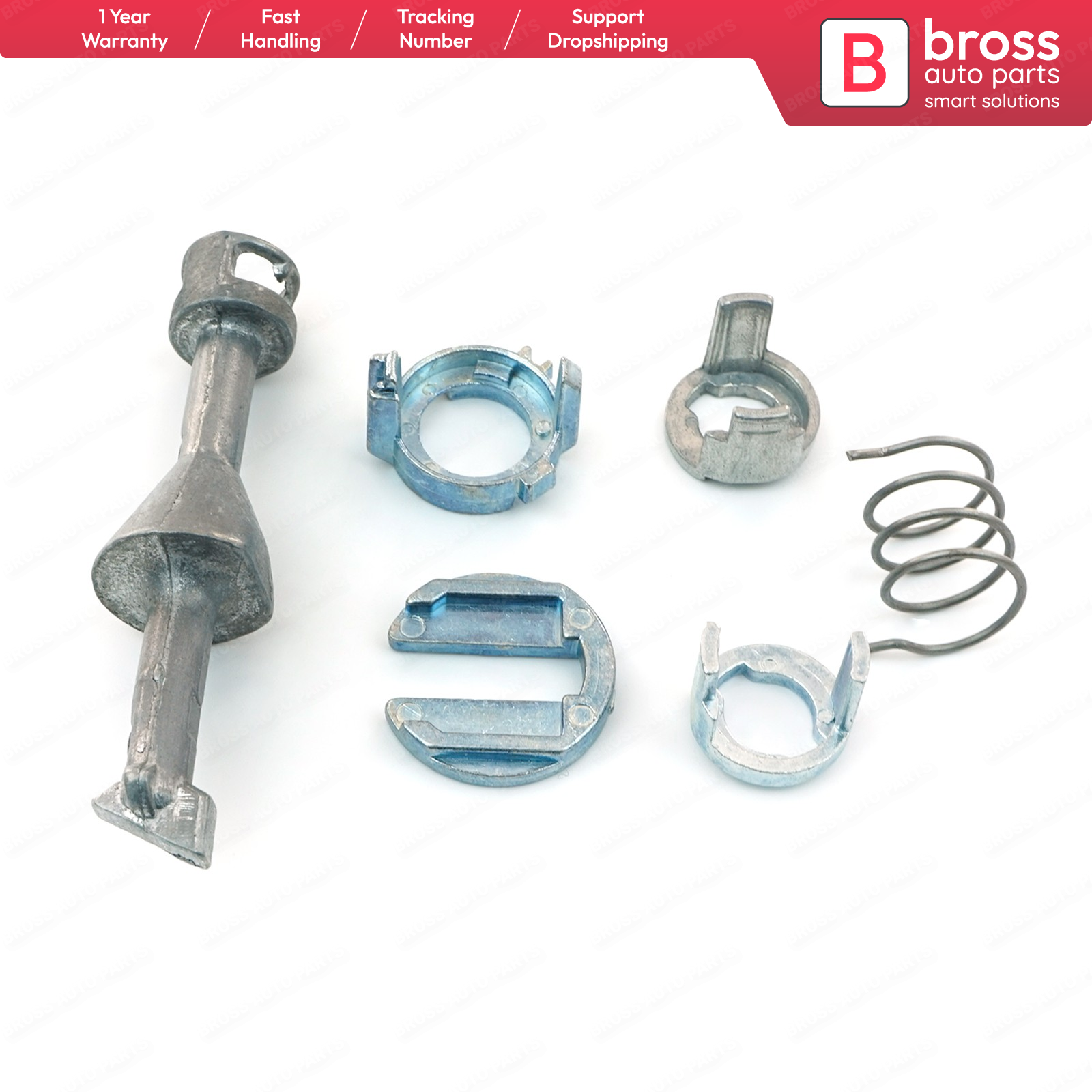 Front Door Lock Tumbler Barrel Set 73.40 mm 51217161430 for BMW 