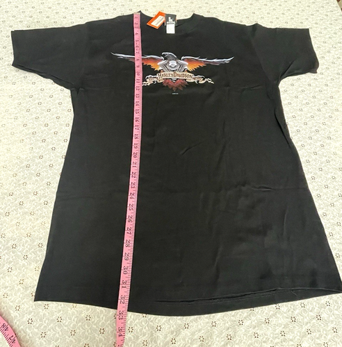 Vtg 2001 Men's Harley Davidson Shirt Eagle Behind Engine Est 1903 Orlando FL NWT - Picture 7 of 11
