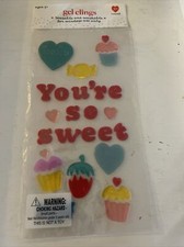 Happy Valentine's Day Window Gel Clings You  re So Sweet     Teacher Supply