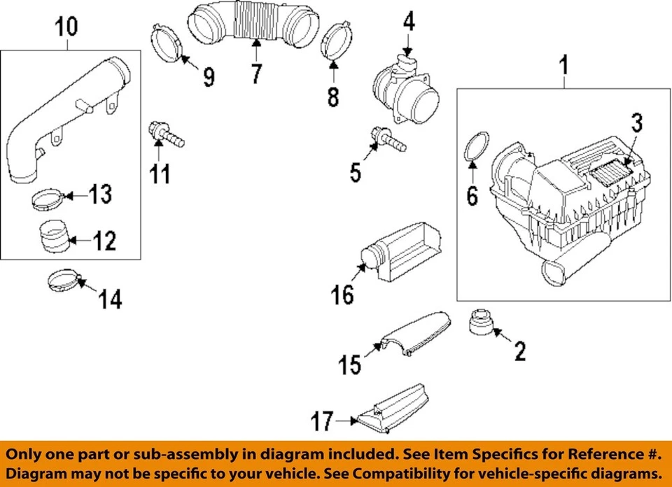 Medidor de flujo de aire de inyección de combustible usado se adapta a: Audi Q7 2009 3,6 grado A Foto 3 de 4