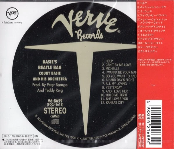Count Basie Basie's Beatle Bag JAPAN CD POCJ-2613 w/OBI - Image 2 of 2