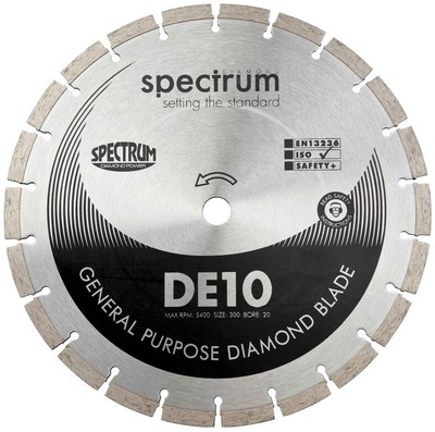Spectrum DE10 Diamanttrennscheibe Allzweck Standard Schleifmittel Ox Werkzeuge alle Größen