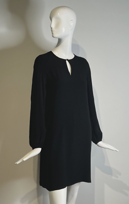 TOM & LINDA PLATT Black Keyhole Short Dress Size M, Vintage Classic Tunic | eBay TOM & LINDA PLATT Black Keyhole Short Dress Size M, Vintage Classic Tunic | eBay
