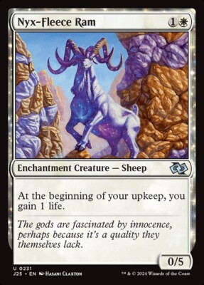Nyx-Fleece Ram 0231 Non Foil Uncommon Foundations Jumpstart MTG NM
