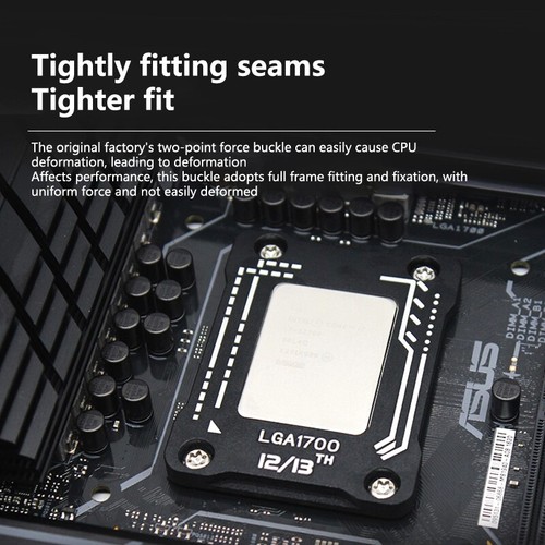 Desktop Motherboard CPU Bracket Anti-pressure Bending INTEL 12th 13th LGA 1700 - Afbeelding 5 van 16