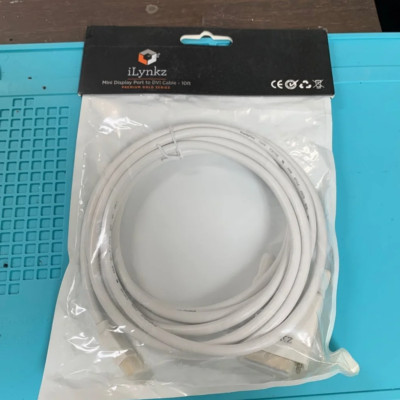 DVI-D Dual link to Thunderbolt 1 or 2 also called Mini DisplayPort Male to Male