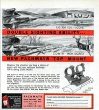 1957 Print Ad Pachmayr Gun Works Rifle Scope Mounts Buck Deer Los Angeles,CA