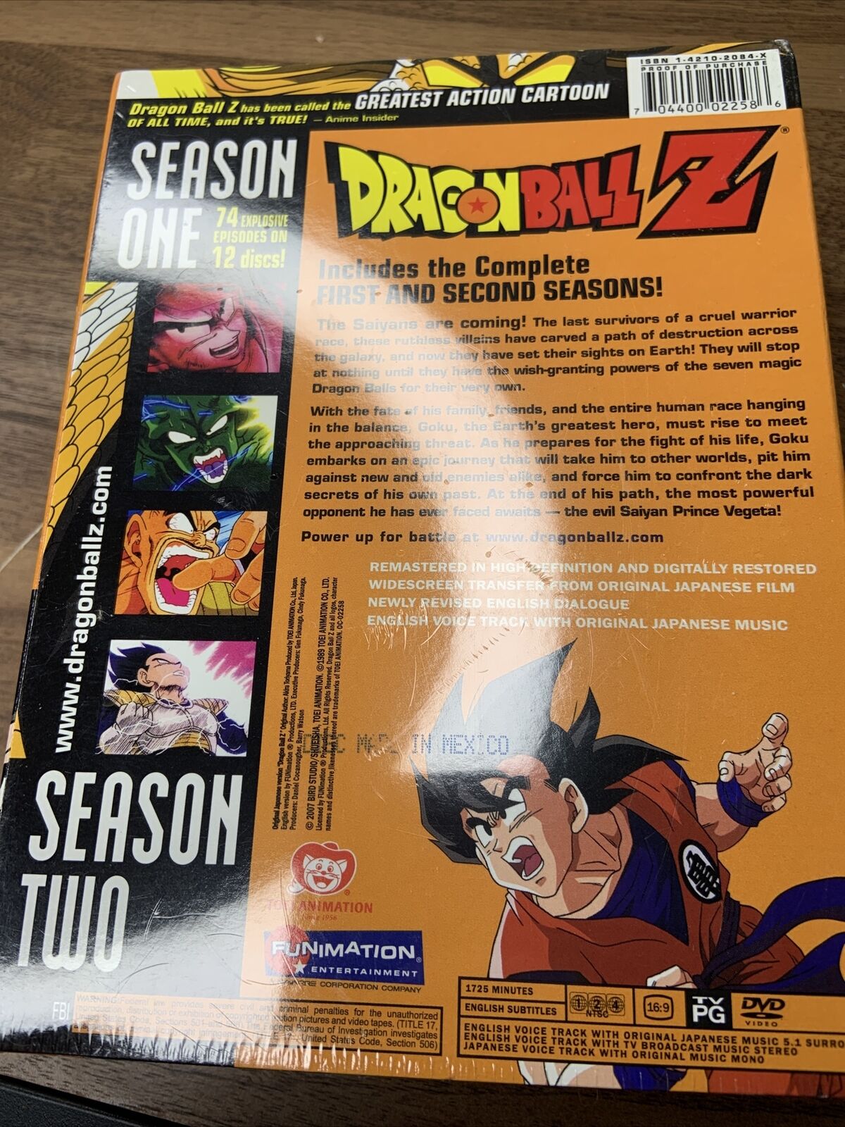 Dragon Ball Season 1 Digitally Remastered ~ DVD Set Episodes 1-31 Uncut ~  Anime 704400051906