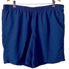 Vintage L.L. Bean Men  s Royal Blue Lined Swim Trunks Size XL