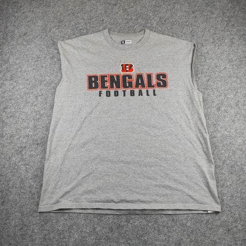 Cincinnati Bengals NFL Sleeveless Grey Vest Training Shirt Men's Team