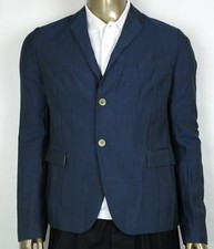  2200 Gucci Men's Blue Saphire Wool/Mohair Formal Jacket 2 Buttons 400669 4200