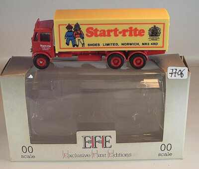 EFE Spur 00 1/76 Nr. 10502 AEC Mammut Boxvan Start-rite OVP  #7706