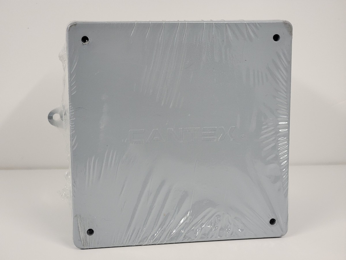 New Cantex 5133710 Weatherproof Electrical PVC Plastic Junction