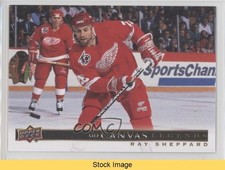 2020-21 Upper Deck SP Signature Edition Legends UD Canvas Ray Sheppard READ t4m