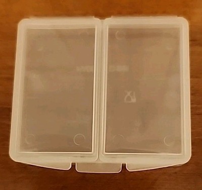 Vintage Tupperware Divided Pill Holder Container Tiny Items Gadget