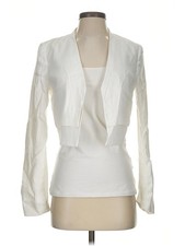 BCBGMAXAZRIA Women Ivory Blazer XS