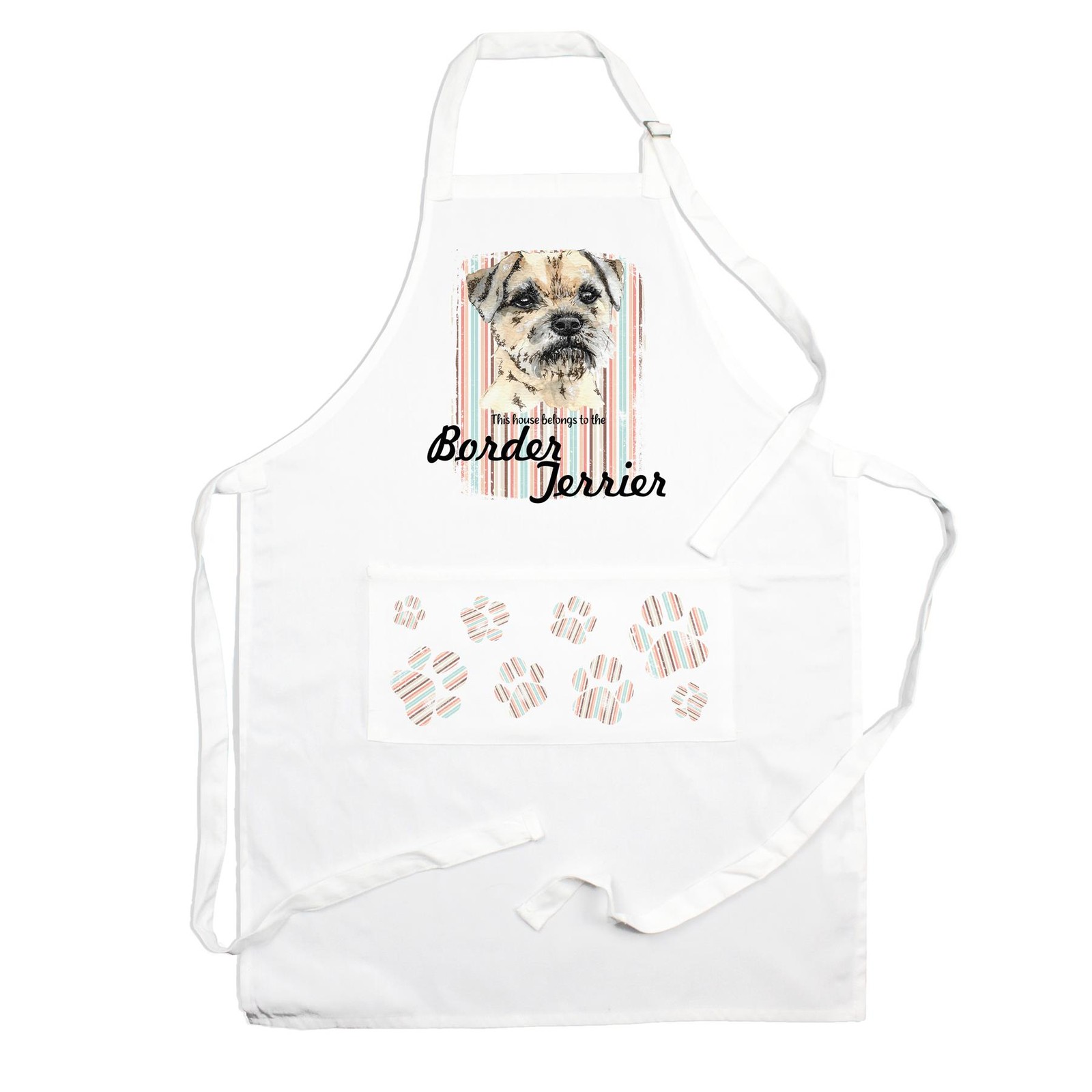 Border Terrier Apron - Novelty Kitchen Gift for Dog Lovers