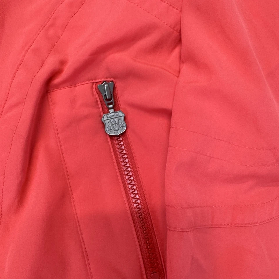 Conjunto de chándal chaqueta y pantalón vintage Kaelin para mujer rosa melocotón talla S pequeño Y2K Foto 4 de 4