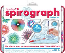 Spirograph Design Set Collectors Tin   Arts and 1 Pack Tin Set , Multi