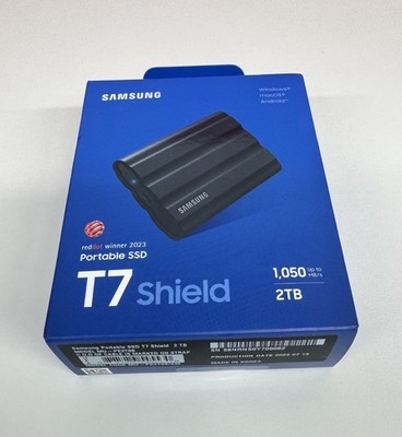 Samsung T7 Shield SSD 2TB External Storage (MU-PE2T0S/AM), Black