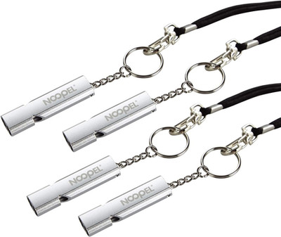 Emergency Whistles Lifeguard Safety Whistle with Lanyard and Keychain for Outdoo
