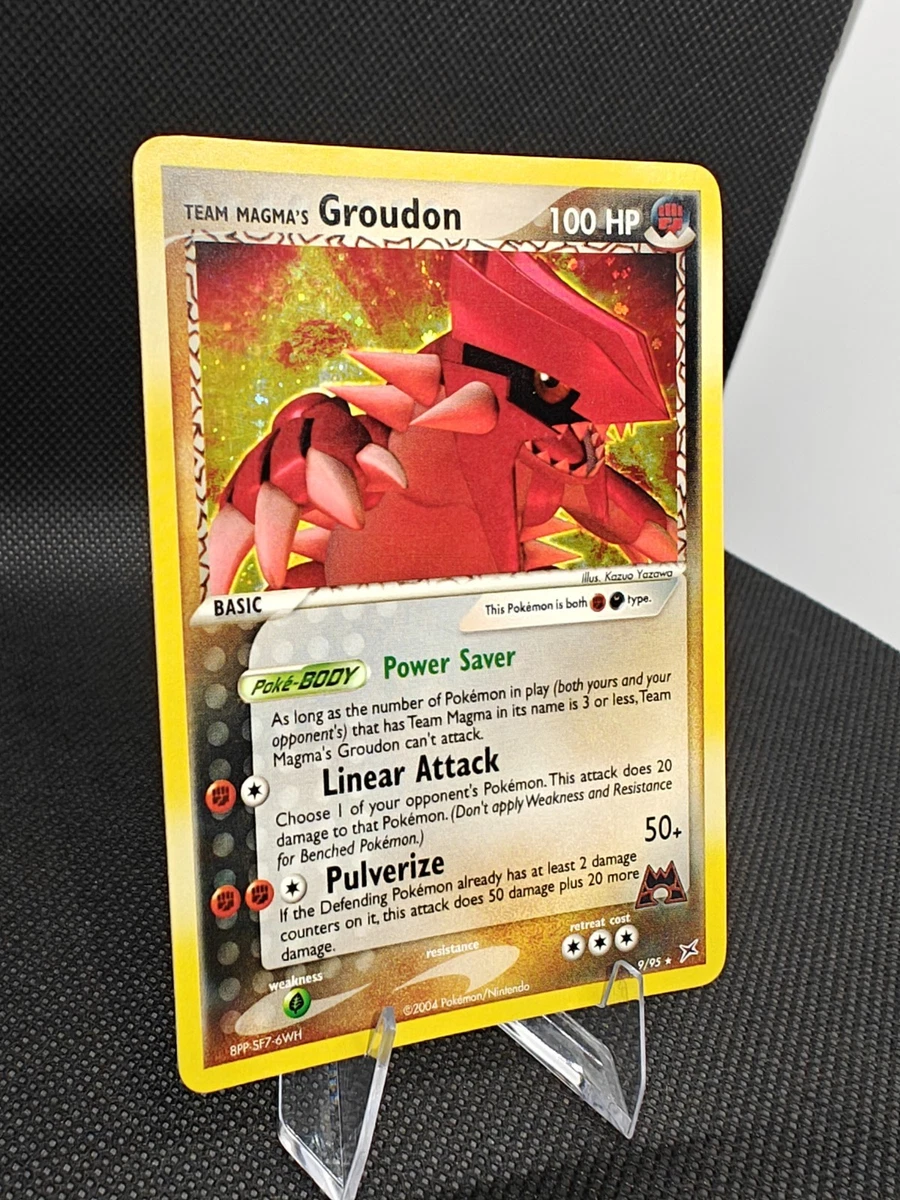 Team Magma's Groudon Pokémon TCG Cards for sale | eBay