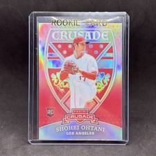 SHOHEI OHTANI 2018 Panini Chronicles #14 Crusade Rookie RC Holo Silver Prizm