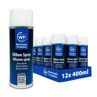 Silikonspray 12x 400ml Schmiermittel Schmierstoff Siliconespray Türen Gummi - Bild 1 von 4